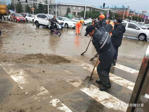 風雨中,感謝你們忙碌的身影