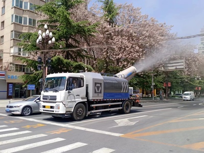 部門動態 洗城降塵 為城市開啟“美顏模式”