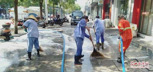城區道路全覆蓋沖洗全面提升道路“顏值”